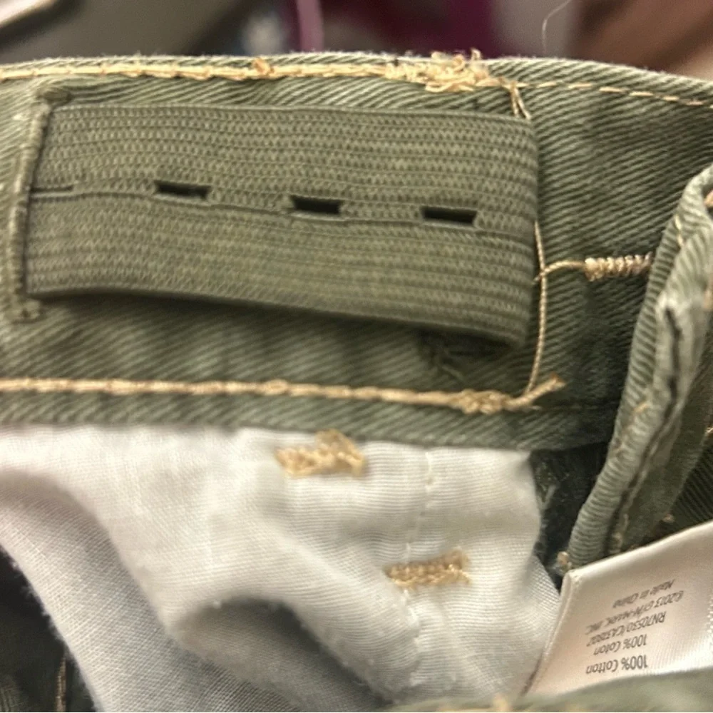 502. Gymboree kids boys Dark Green Denim Jeans size 6 adjustable waist